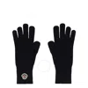 Moncler Logo-patch Gloves In Blue