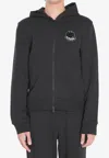 Moncler Logo Hoodie In Black