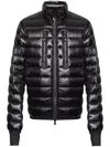 Moncler Hers Padded Jacket Zipped Pockets In Black