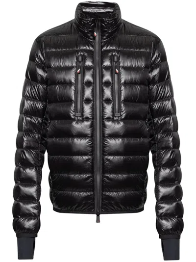 Moncler Hers Padded Jacket Zipped Pockets In Blue