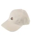 MONCLER MONCLER LOGO PATCHED BASEBALL CAP