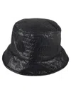 Moncler Logo-print Padded Bucket Hat In Black