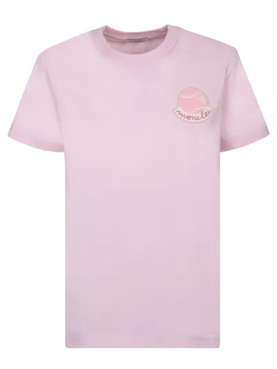 Moncler Logo Pink T-shirt