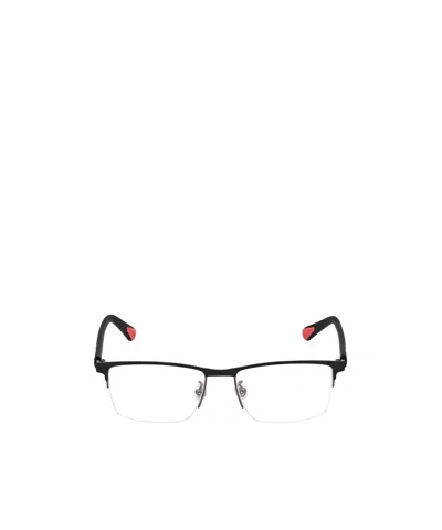 Moncler Logo-plaque Rectangle-frame Glasses In White