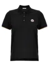 Moncler Woman Black T-shirts & Tank Tops In Black