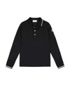 Moncler Logo Polo Shirt In Black