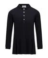 Moncler Logo Polo Shirt Dress In Blue