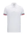 Moncler Logo Polo Shirt In White