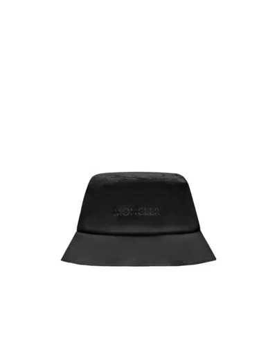 Moncler Logo-print Bucket Bag In Black