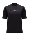 Moncler Short-sleeved Crewneck T-shirt In Black