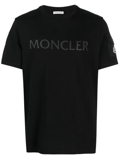 MONCLER LOGO-PRINT COTTON T-SHIRT