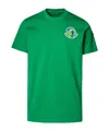 Moncler Logo-print Cotton T-shirt In Green