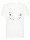 Moncler Logo-print Cotton T-shirt In White