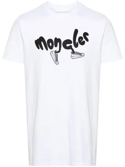 MONCLER LOGO-PRINT COTTON T-SHIRT