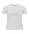 Moncler Cotton Crew Neck T-shirt In White