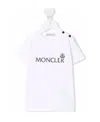 Moncler Logo-print Cotton T-shirt In White