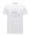 Moncler Logo-print Cotton T-shirt In White