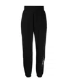 Moncler Logo-print Cotton Track Pants In Black