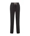 Moncler Logo-print Drawstring Track Pants In Black
