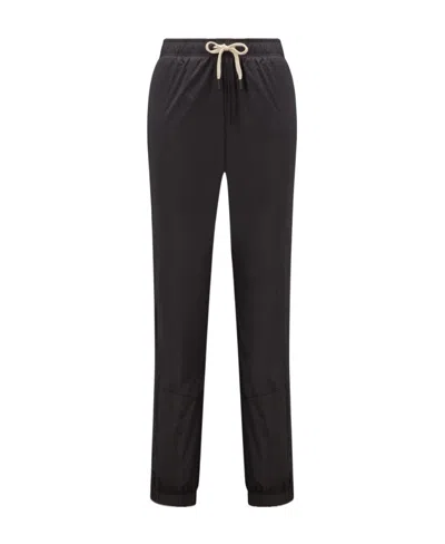 Moncler Logo-print Drawstring Track Pants In Black