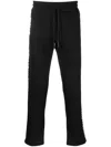 Moncler Logo-print Drawstring Track Pants In Schwarz
