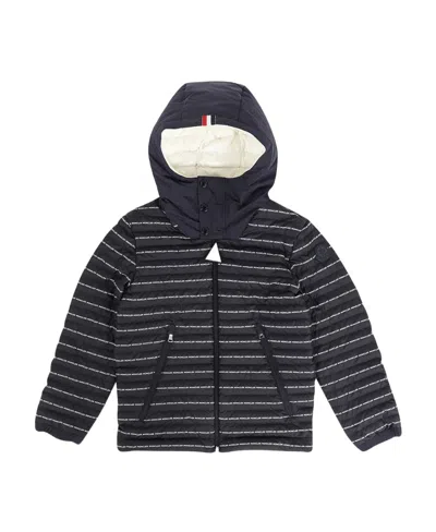 Moncler Logo-print Hooded Jacket In Black