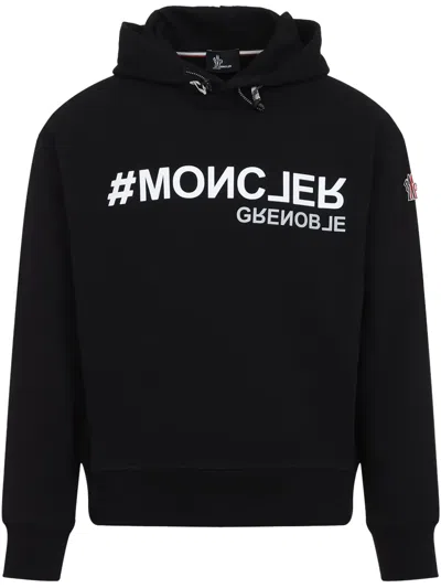 MONCLER LOGO-PRINT HOODIE