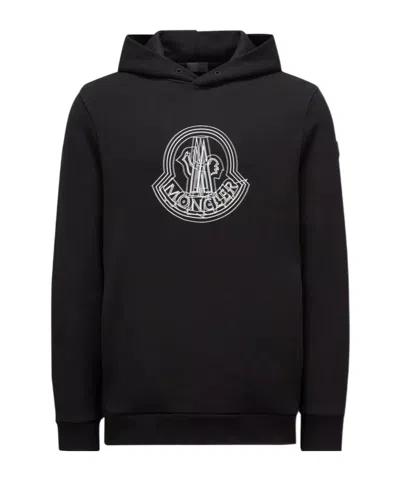 MONCLER MONCLER LOGO PRINTED HOODIE
