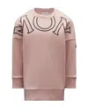 Moncler Logo-print Jumper Dress In Pink