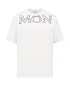 Moncler Logo-print Oversize T-shirt In White