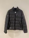 Moncler Logo-print Padded Jacket In Black