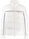 Moncler Logo-print Padded Jacket In Neutrals