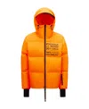 Moncler Mazod Short Down Jacket Orange In Orange