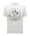 Moncler Logo-print Short-sleeved T-shirt In White