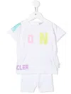 Moncler Logo-print Shorties Set In White