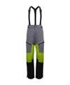 Moncler Grey Colourblock Ski Trousers In Black