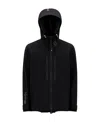 Moncler Veste À Capuche Imperméable Orden In Black