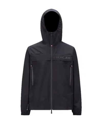 Moncler Logo-print Sport Jacket In Black