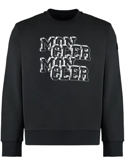 MONCLER LOGO-PRINT SWEATSHIRT