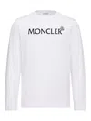 Moncler Logo-print Sweatshirt In White