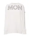 Moncler Logo-print Sweatshirt In White