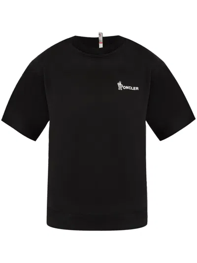 Moncler Logo-print T-shirt In Black