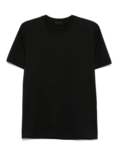 Moncler Logo-print T-shirt In Black