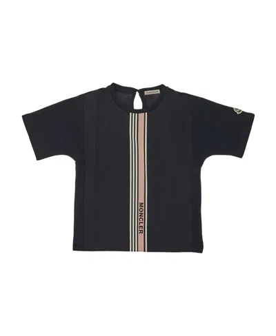 Moncler Logo-print T-shirt In Black