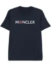 Moncler Logo-print T-shirt In Blue