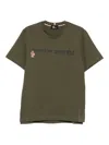 Moncler Logo-print T-shirt In Green