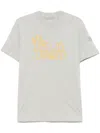 Moncler Logo-print T-shirt In Grey