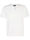 Moncler T-shirt Aus Baumwoll-jersey In Weiss