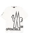 Moncler Grenoble Oversized Logo T-shirt In White