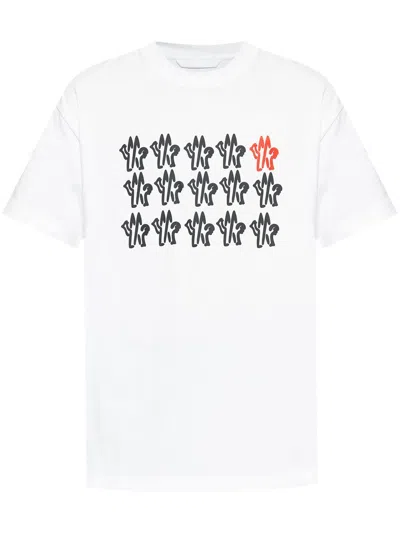Moncler Logo-print T-shirt In White